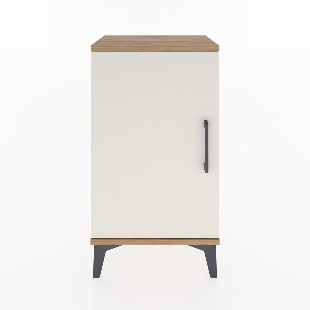 Woodntry Modüler Komodin Tek Kapaklı 44x30x68 cm Çam - Woodntry