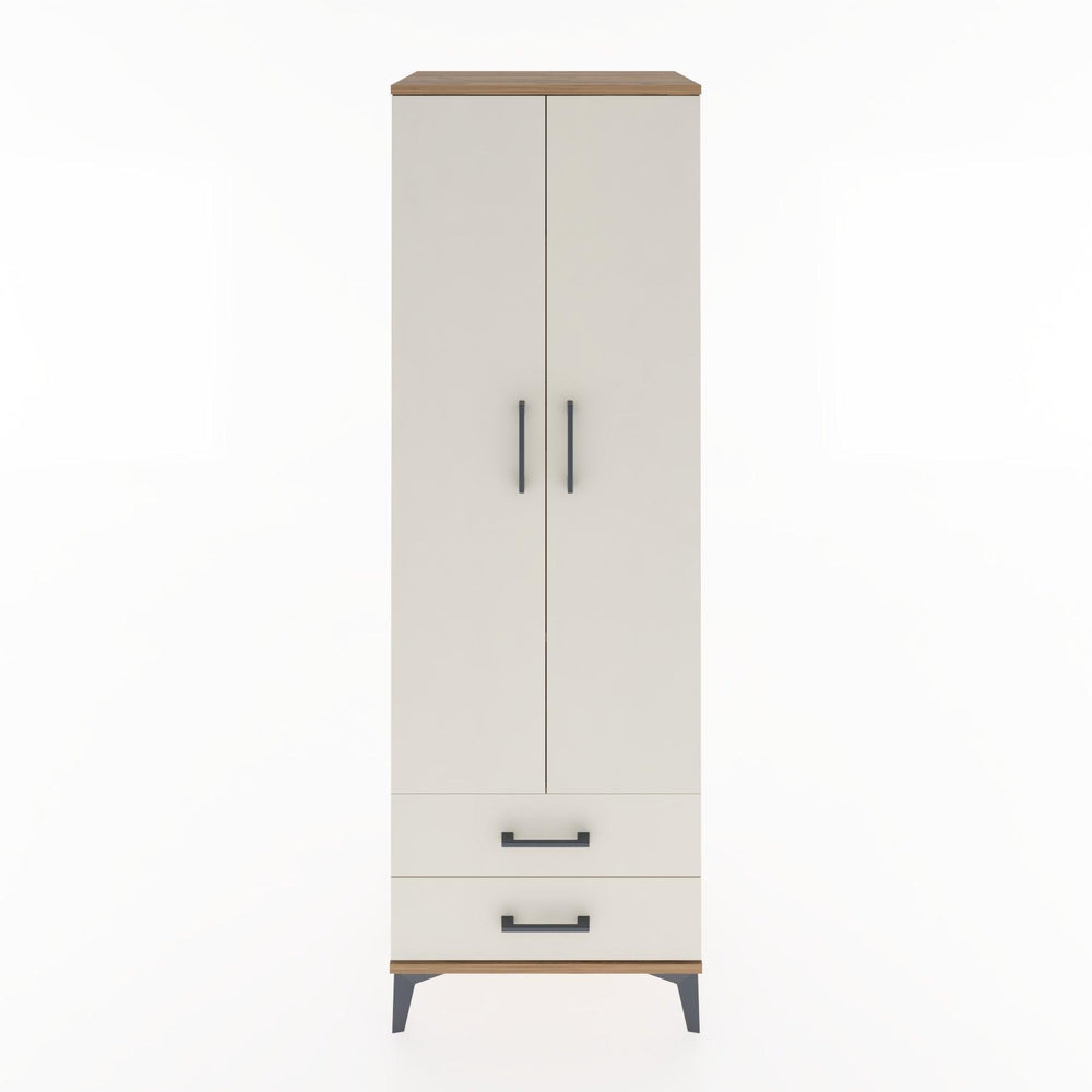 Woodntry Modüler Dolap Çam 60x44x170 cm Kapaklı ve Çekmeceli KC7-3