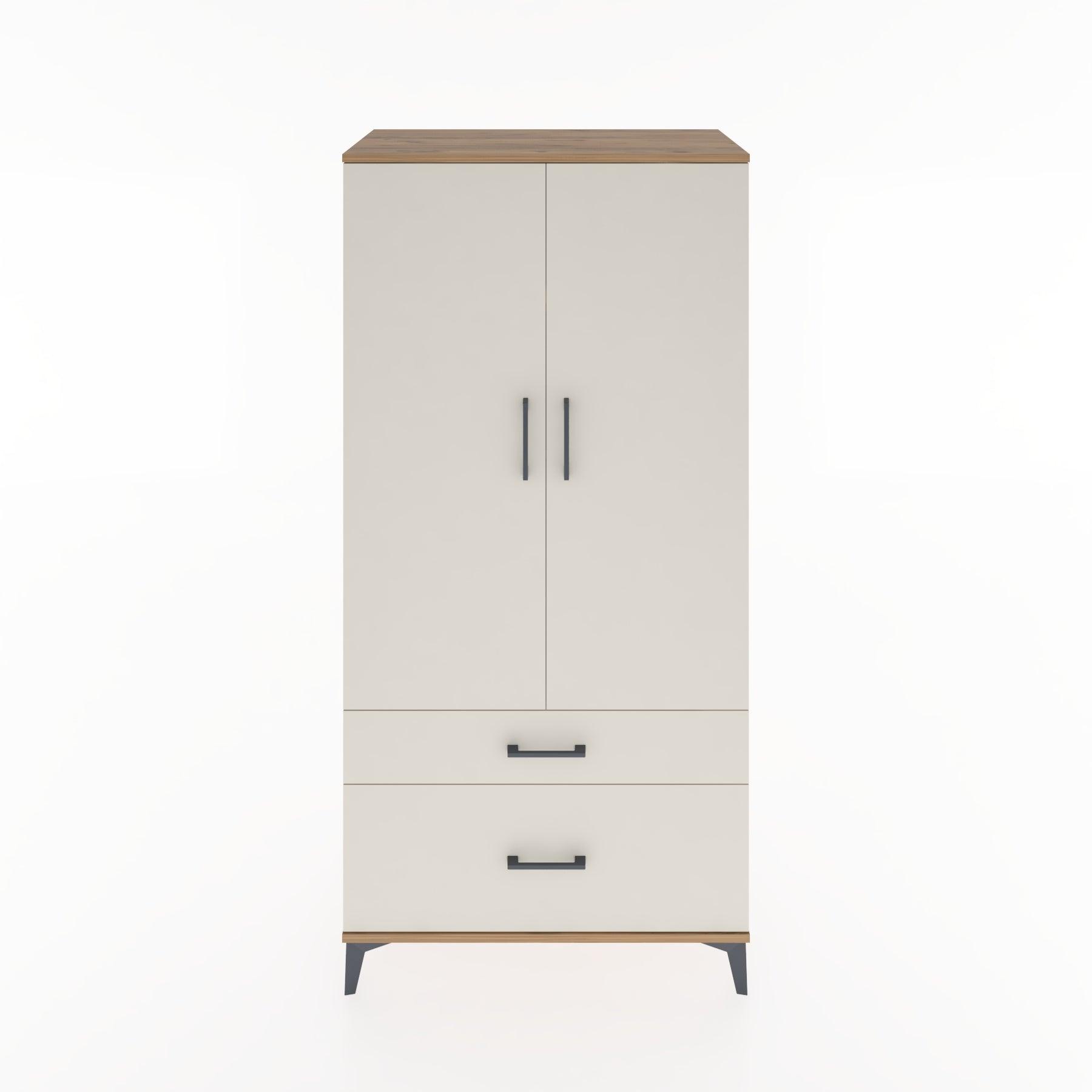 Woodntry Modular Cabinet Pine 88x44x170 cm with Doors and Drawers KC15-3