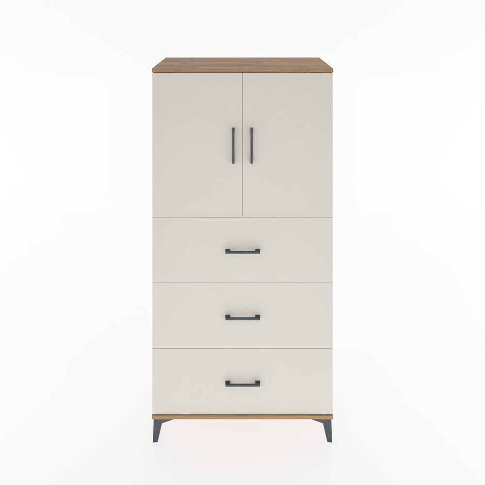 Woodntry Modular Cabinet Pine 88x44x170 cm with Doors and Drawers KC24-3