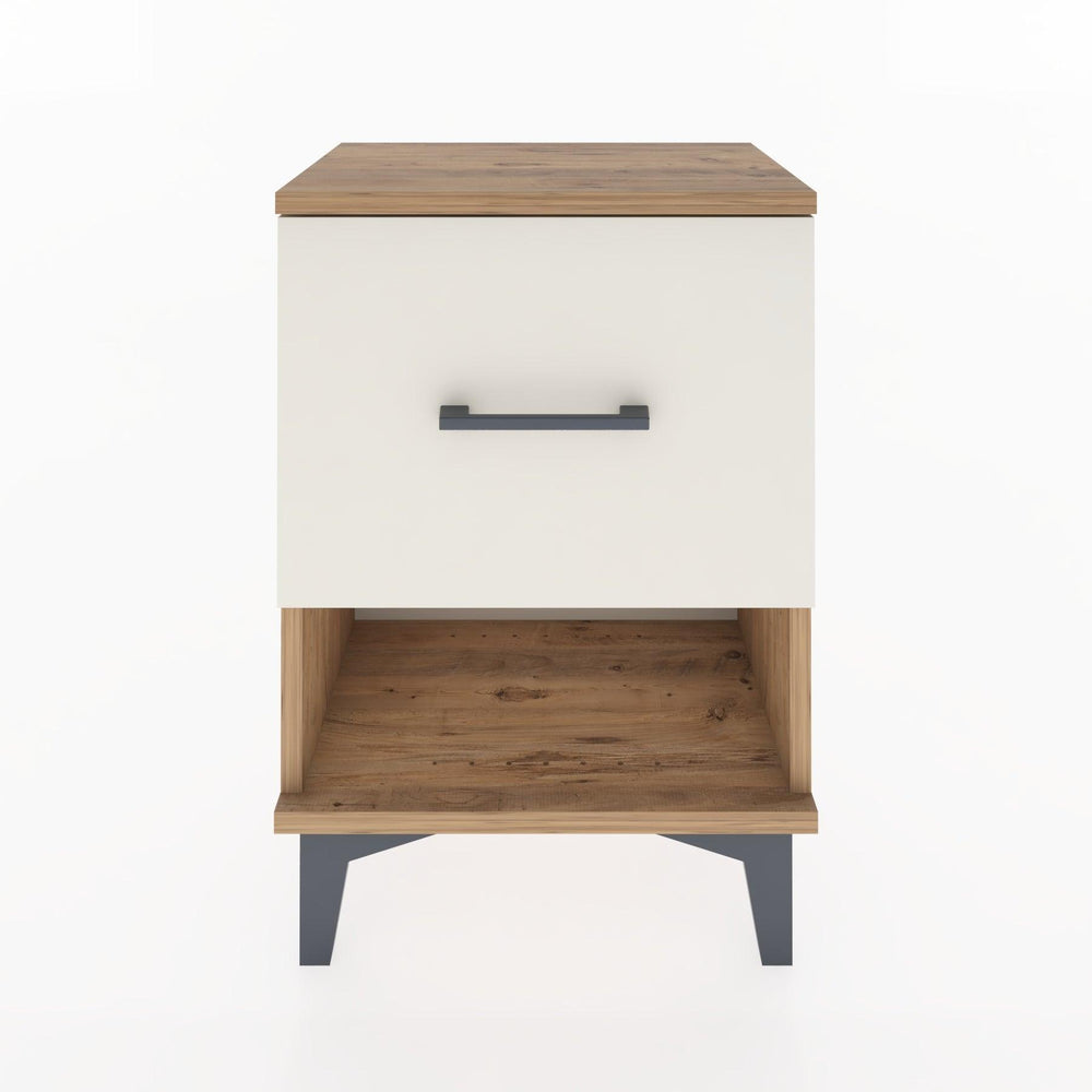 Woodntry Modüler Komodin Tek Çekmece ve Raflı 44x30x52 cm Çam - Woodntry