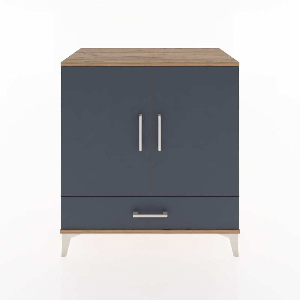 Woodntry Modüler Şifonyer Çam 88x44x84 cm Kapaklı ve Çekmeceli KC73-3