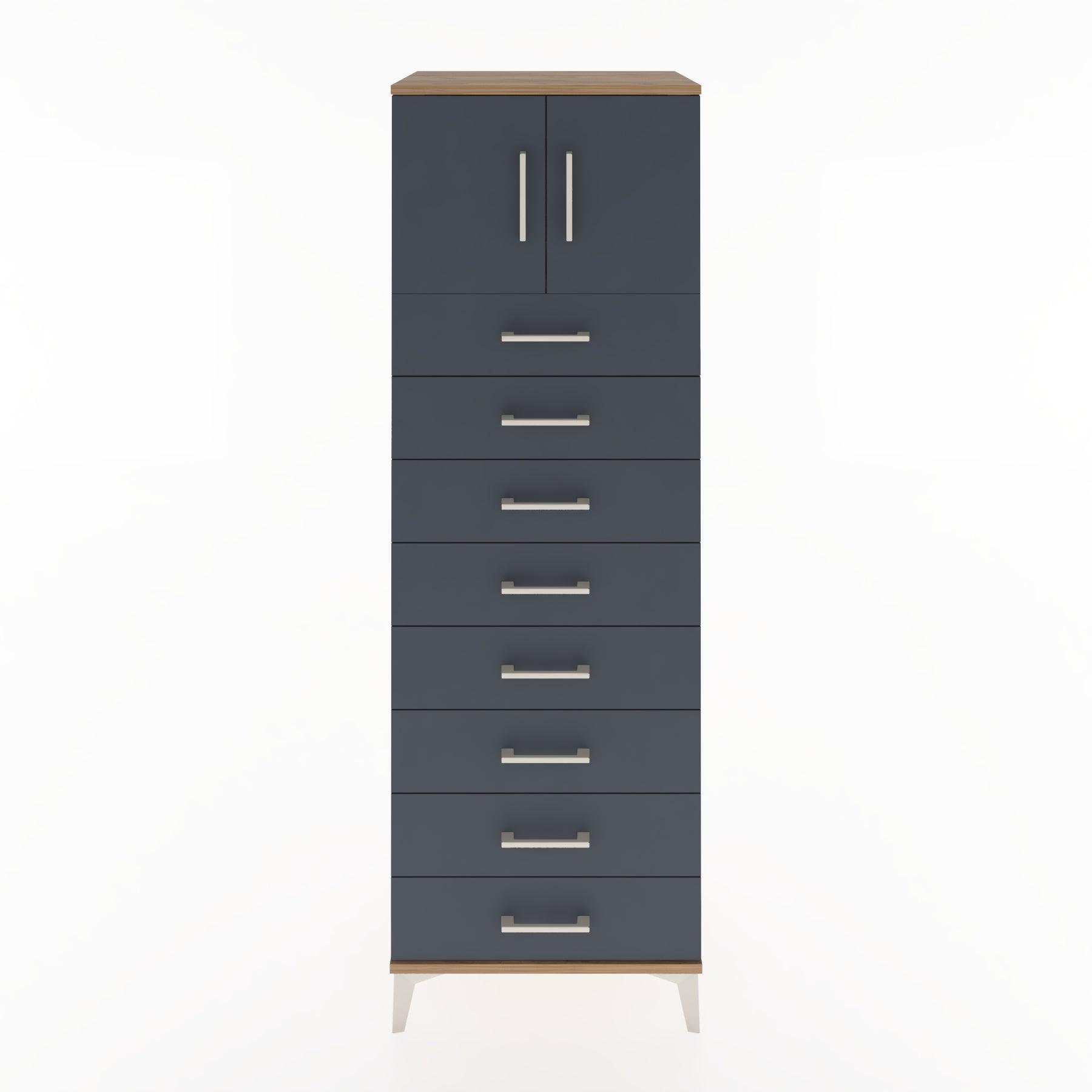 Woodntry Modular Cabinet Pine 60x44x170 cm with Doors and Drawers KC1-3