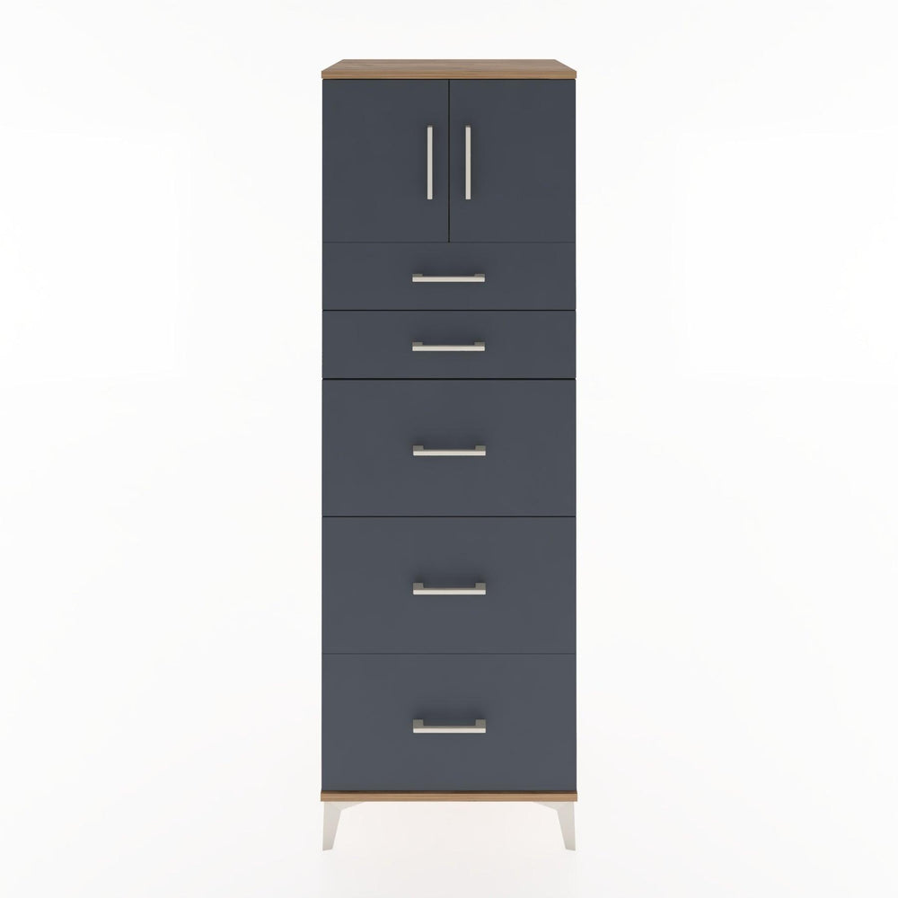 Woodntry Modular Cabinet Pine 60x44x170 cm with Doors and Drawers KC22-3