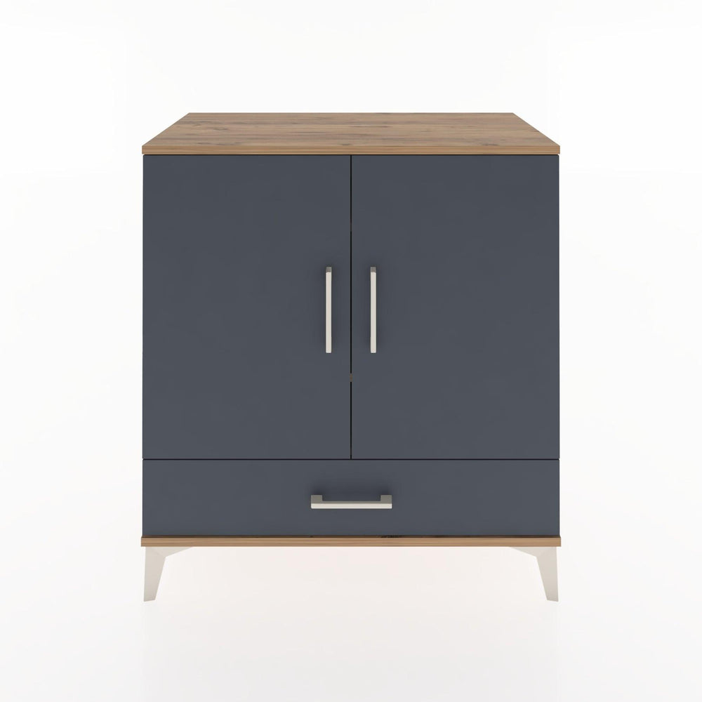 Woodntry Modüler Şifonyer Çam 88x44x84 cm Kapaklı ve Çekmeceli KC71-3