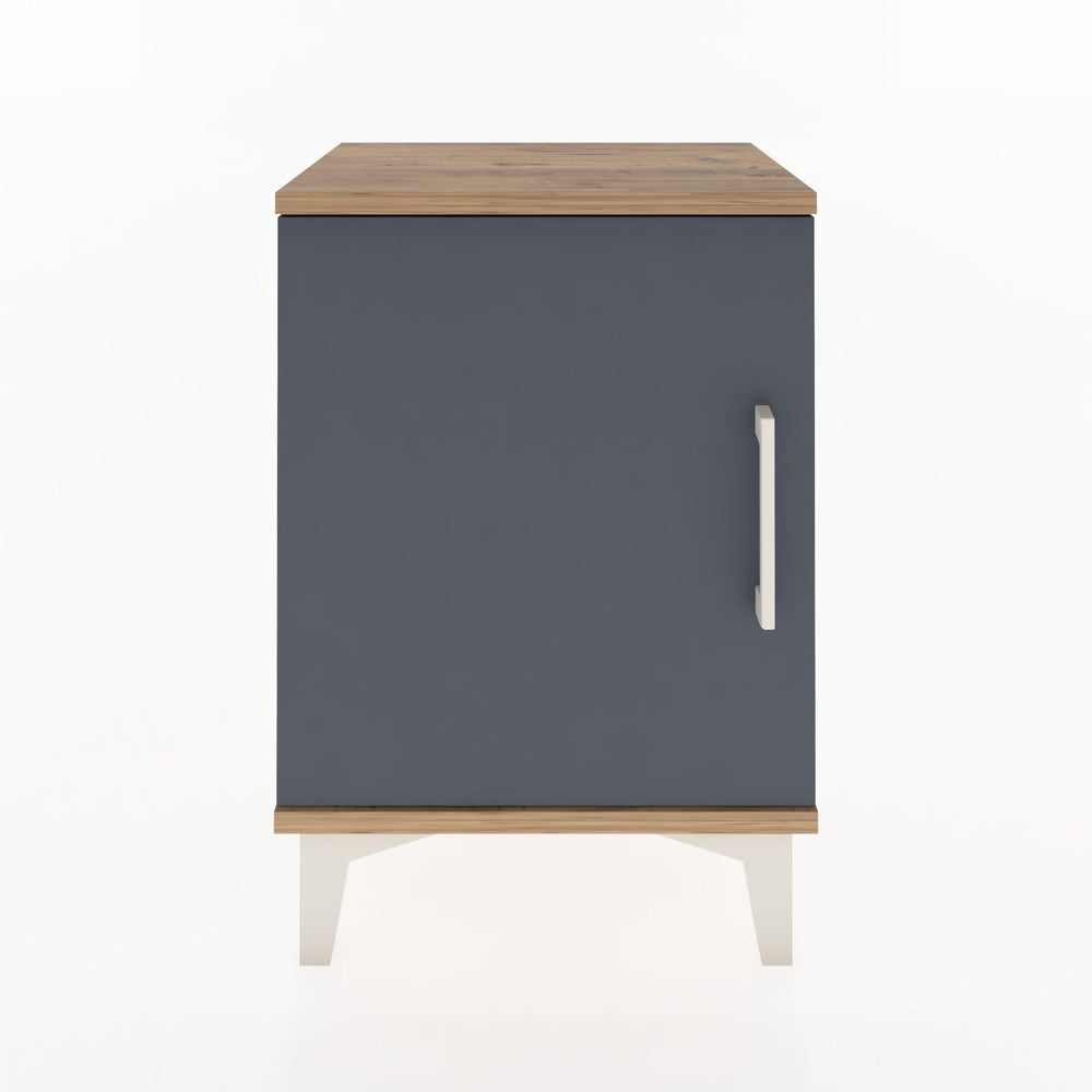 Woodntry Modüler Komodin Tek Kapaklı 44x30x52 cm Çam - Woodntry