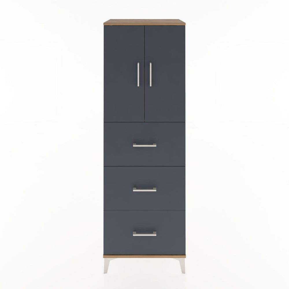 Woodntry Modular Cabinet Pine 60x44x170 cm with Doors and Drawers KC24-3