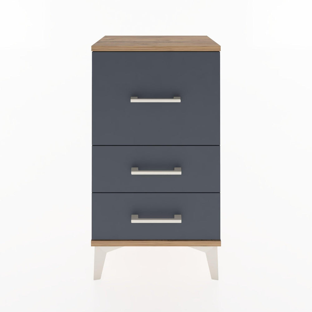 Woodntry Modüler Komodin Üç Çekmeceli V1 44x30x68 cm Çam - Woodntry