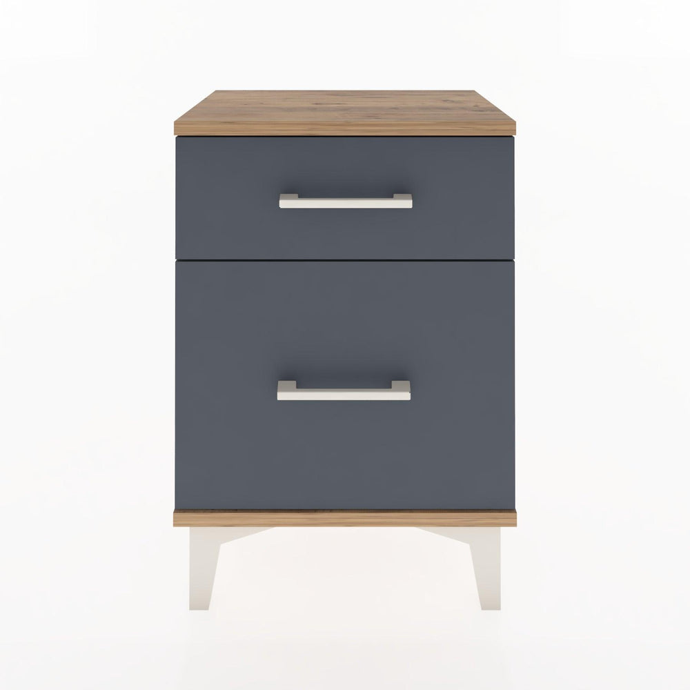 Woodntry Modüler Komodin Küçük ve Büyük Çekmece 44x30x52 cm Çam - Woodntry