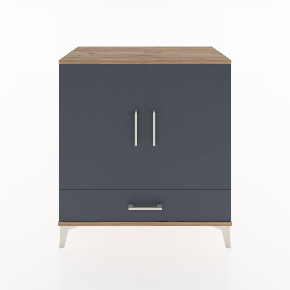 Woodntry Modüler Şifonyer Çam 88x44x84 cm Kapaklı ve Çekmeceli KC70-3