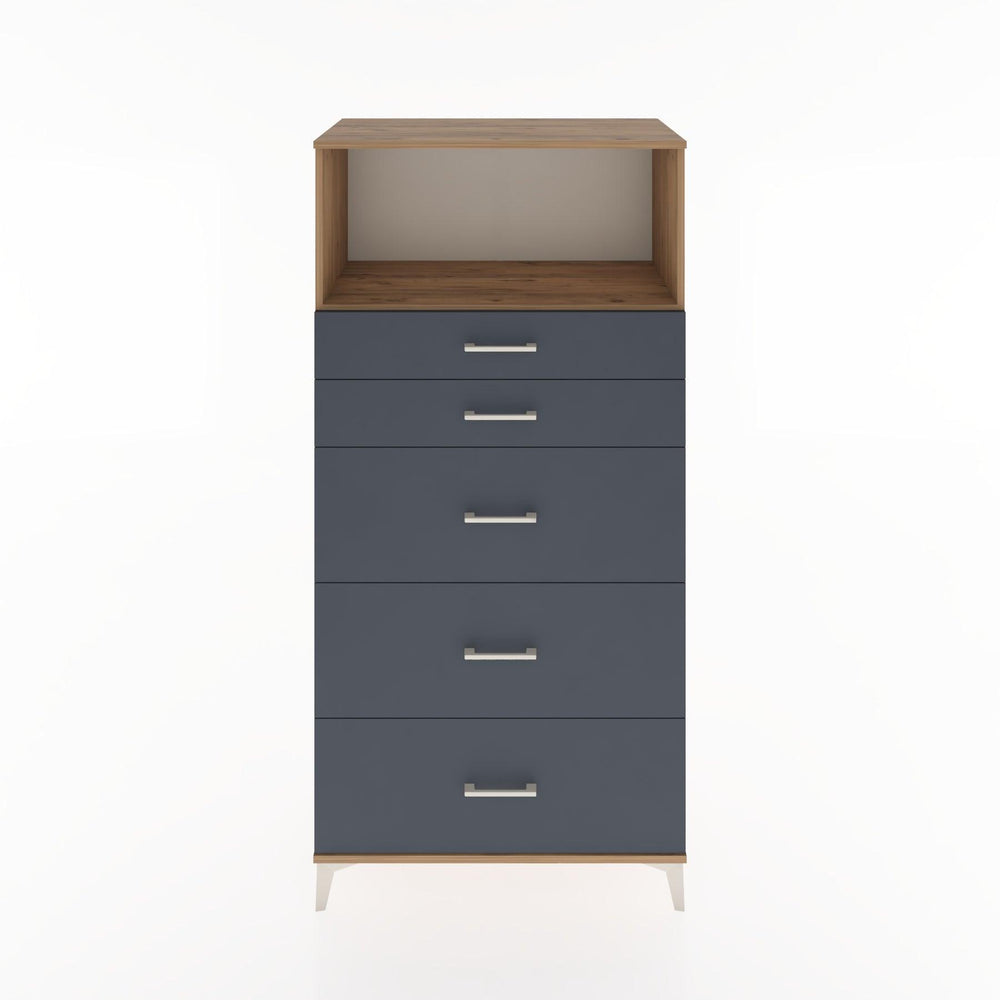 Woodntry Modular Cabinet Pine 88x44x170 cm with Drawers and Shelves CR50-3