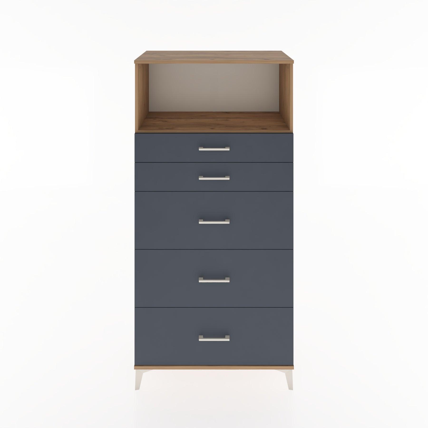 Woodntry Modular Cabinet Pine 88x44x170 cm with Drawers and Shelves CR50-3