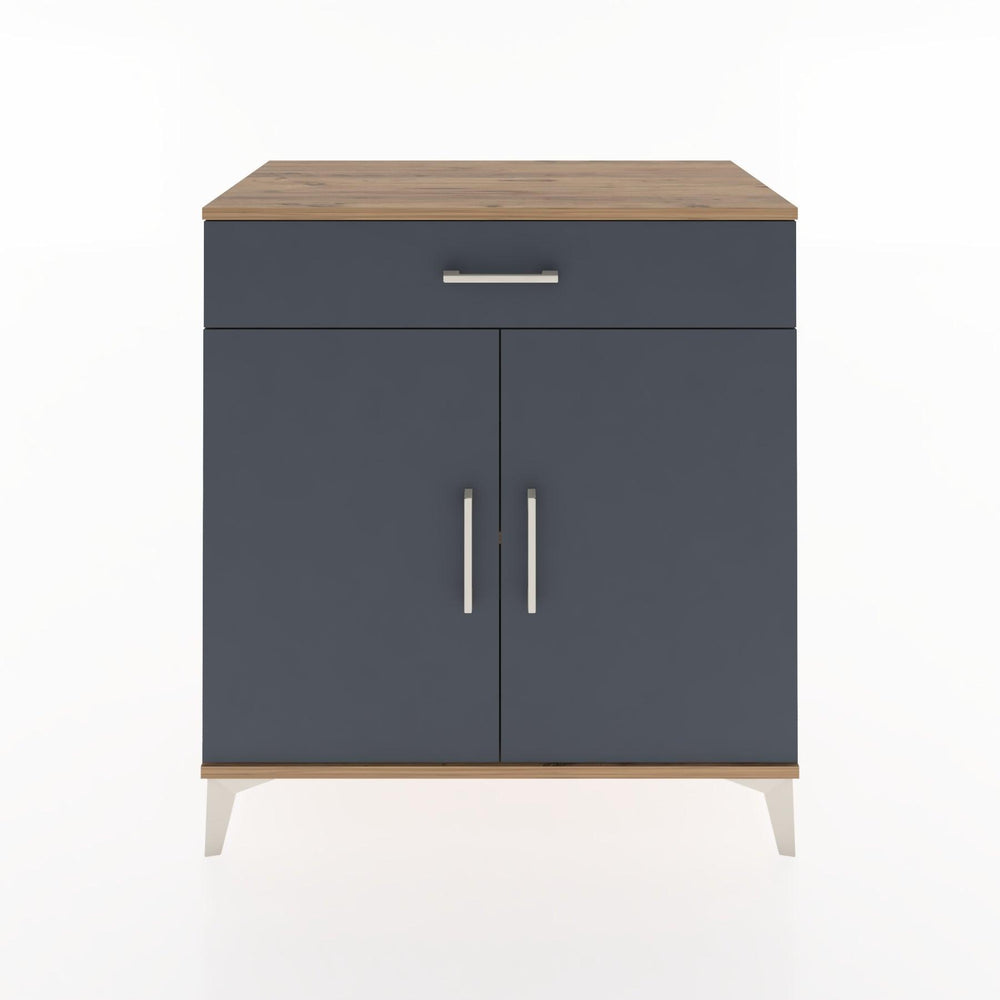 Woodntry Modüler Şifonyer Çam 88x44x84 cm Kapaklı ve Çekmeceli KC80-3