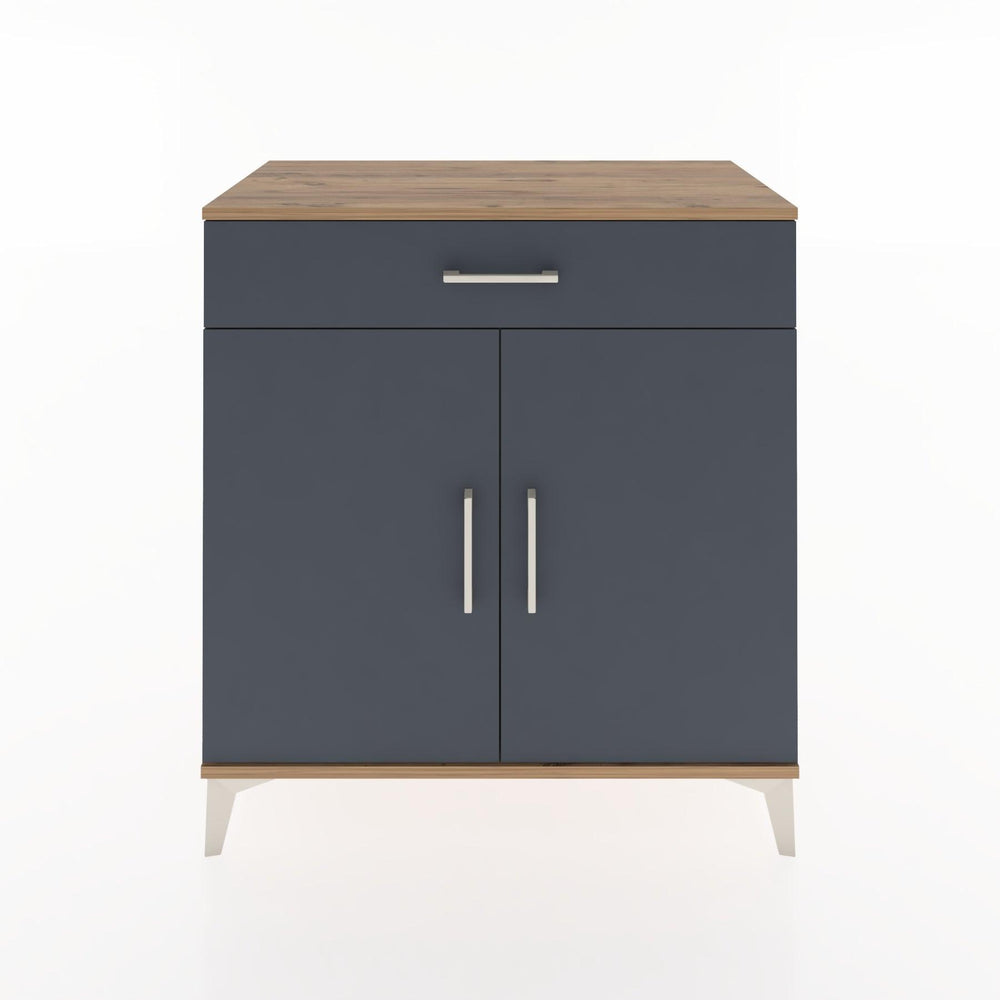 Woodntry Modüler Şifonyer Çam 88x44x84 cm Kapaklı ve Çekmeceli KC81-3