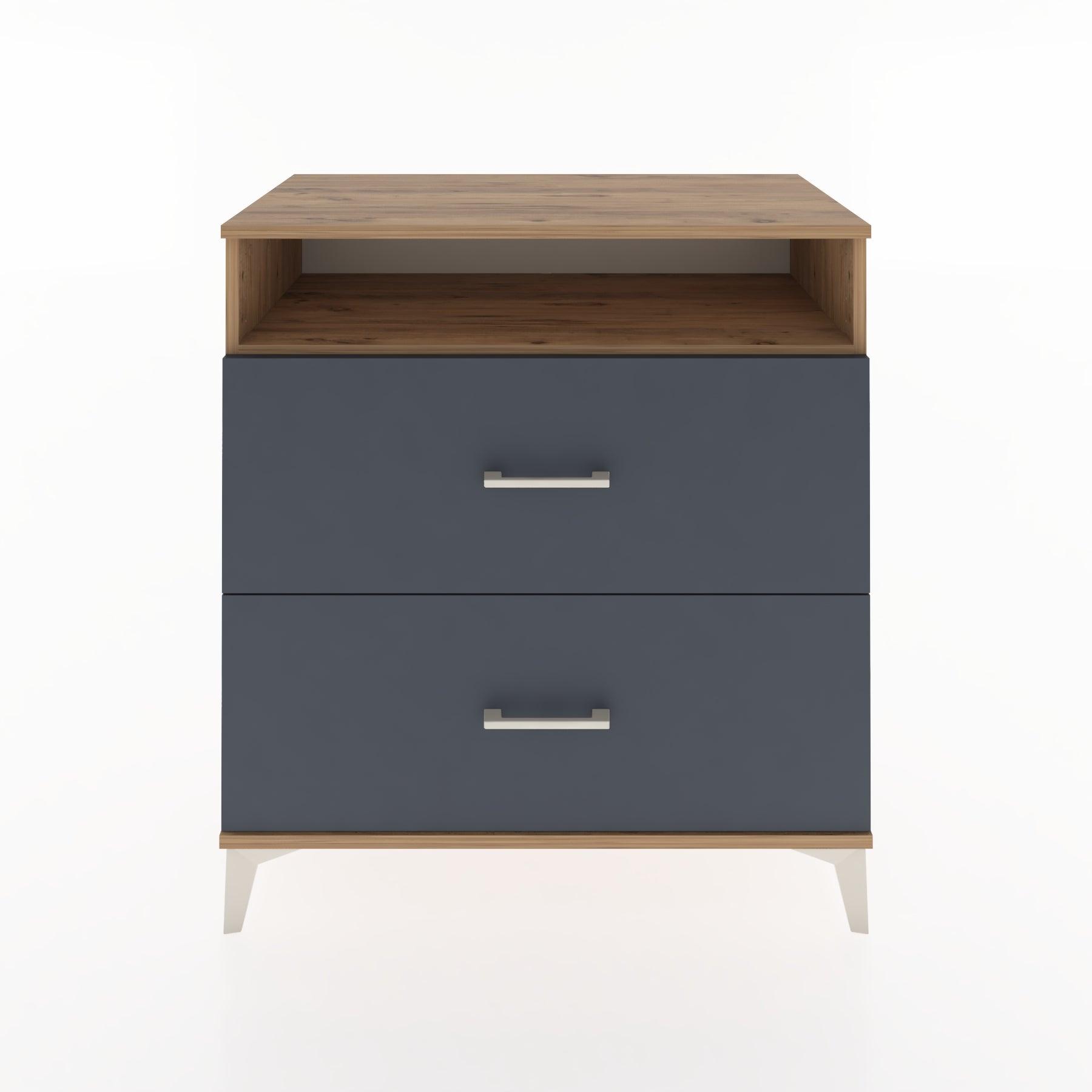 Woodntry Modular Dresser Pine 88x44x84 cm with Drawers and Shelves CR3-3