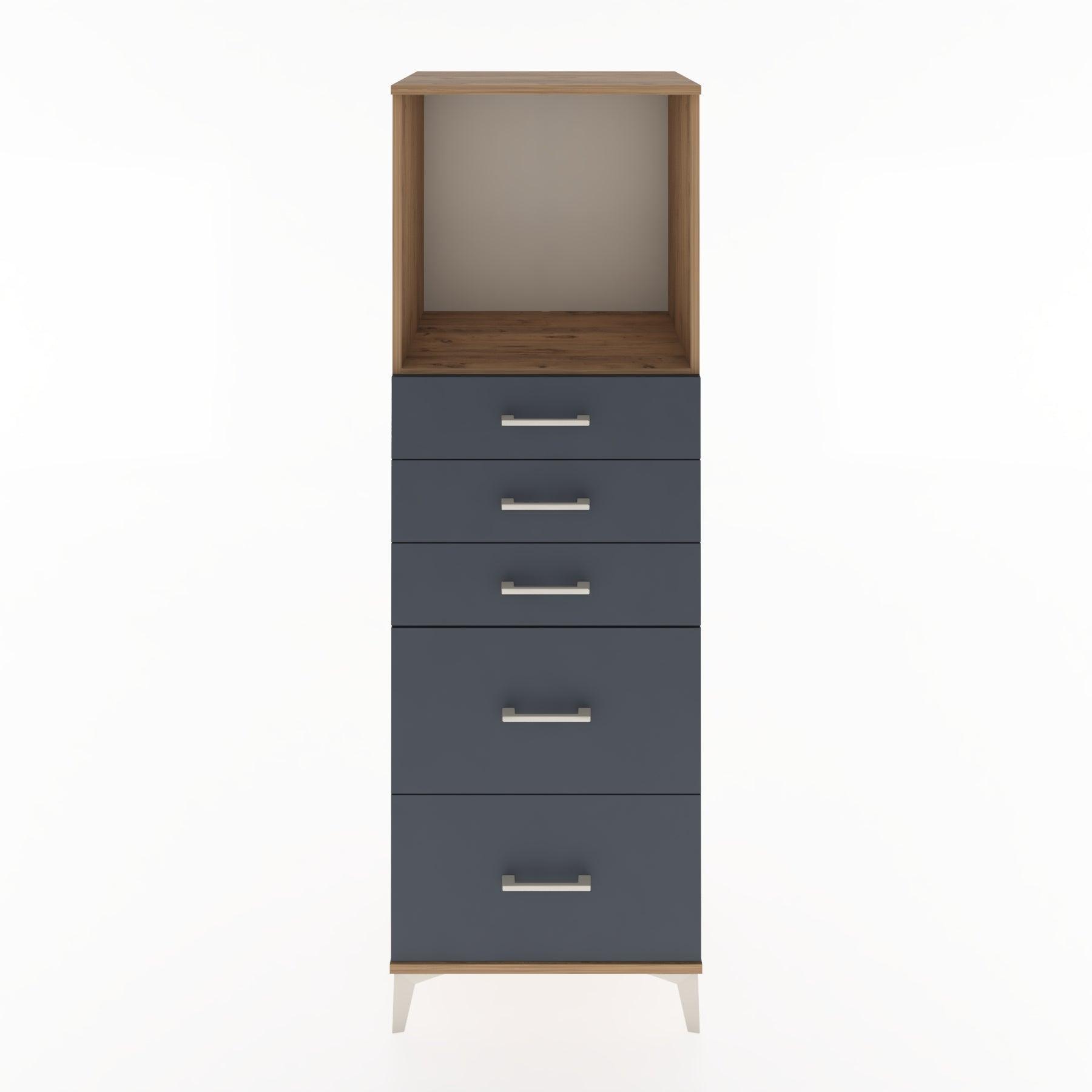 Woodntry Modular Cabinet Pine 60x44x170 cm with Drawers and Shelves CR45-3