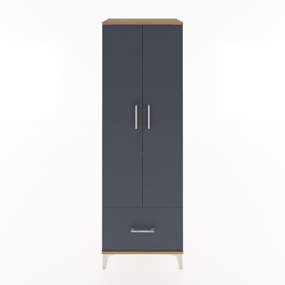 Woodntry Modüler Dolap Çam 60x44x170 cm Kapaklı ve Çekmeceli KC16-3