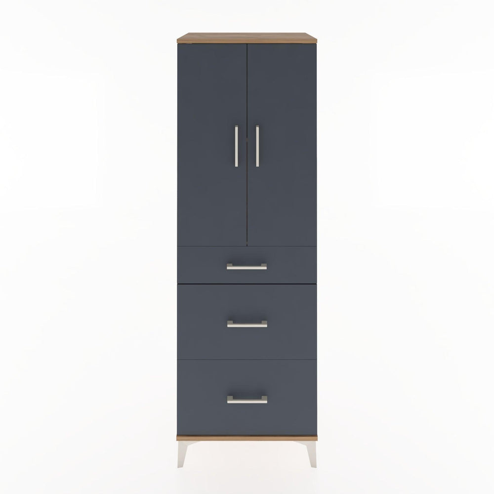 Woodntry Modular Cabinet Pine 60x44x170 cm with Doors and Drawers KC20-3