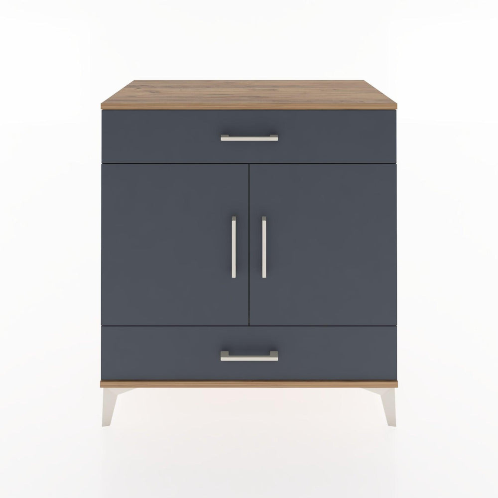 Woodntry Modüler Şifonyer Çam 88x44x84 cm Kapaklı ve Çekmeceli KC60-3