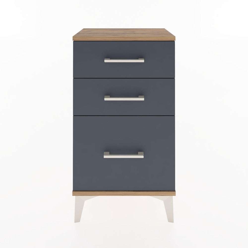 Woodntry Modüler Komodin Üç Çekmeceli V2 44x30x68 cm Çam - Woodntry