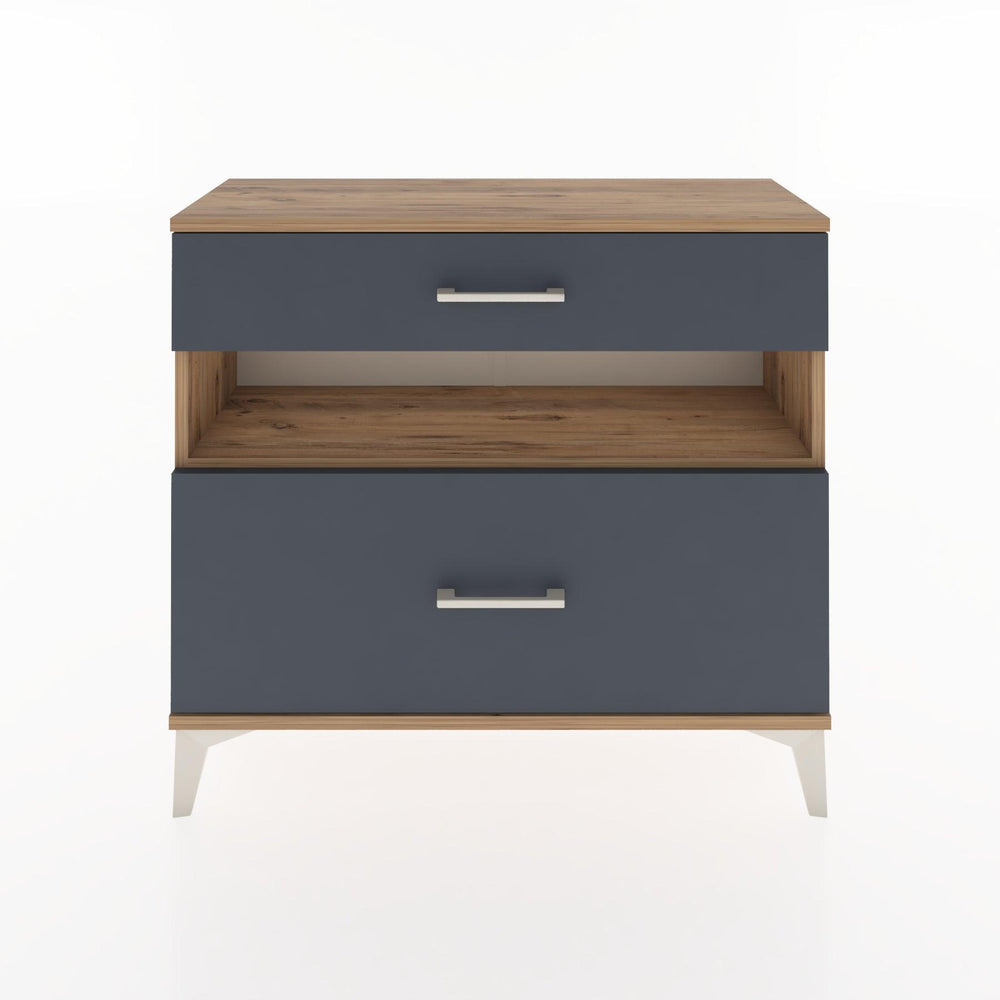 Woodntry Modüler Şifonyer İki Çekmeceli V9 88x30x68 cm Çam - Woodntry