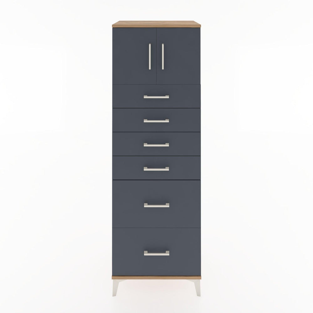 Woodntry Modular Cabinet Pine 60x44x170 cm with Doors and Drawers KC17-3