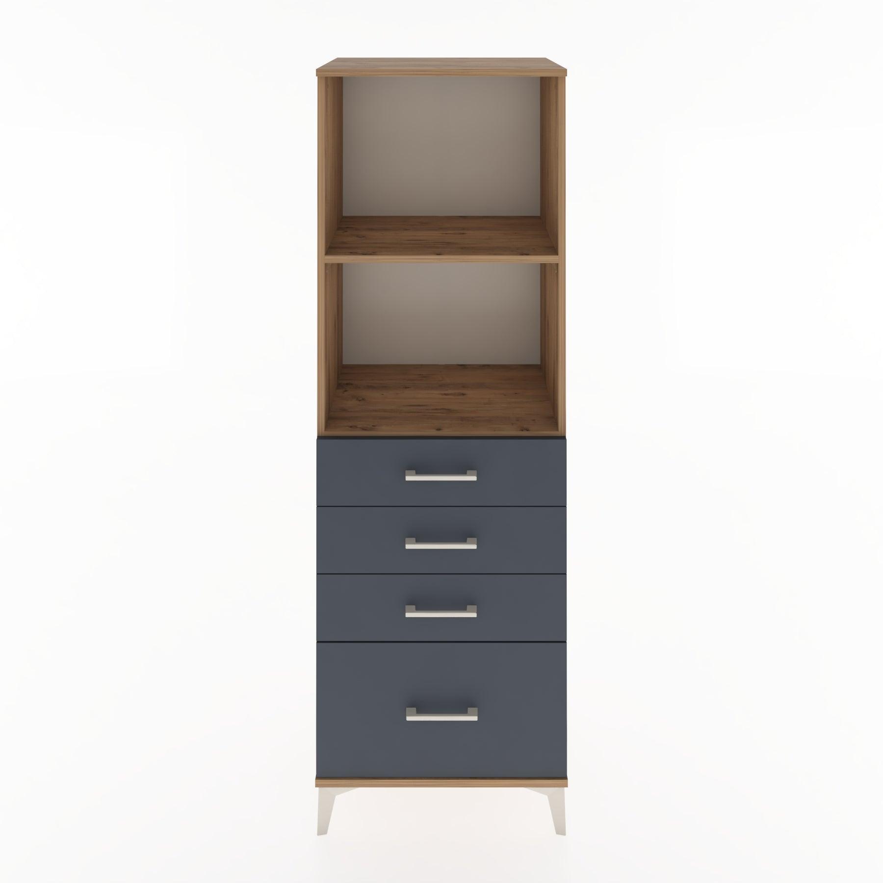 Woodntry Modular Cabinet Pine 60x44x170 cm with Drawers and Shelves CR41-3