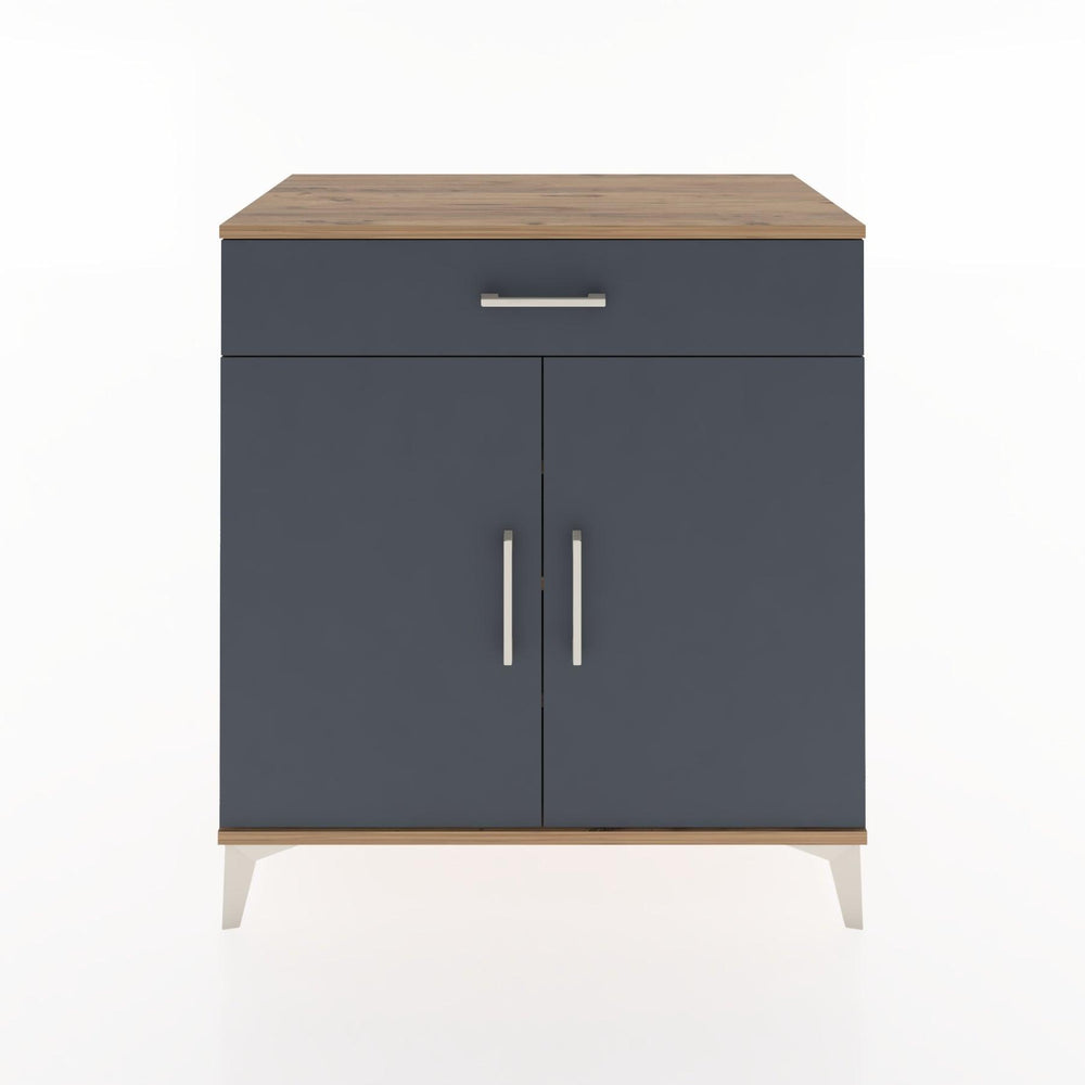 Woodntry Modüler Şifonyer Çam 88x44x84 cm Kapaklı ve Çekmeceli KC78-3