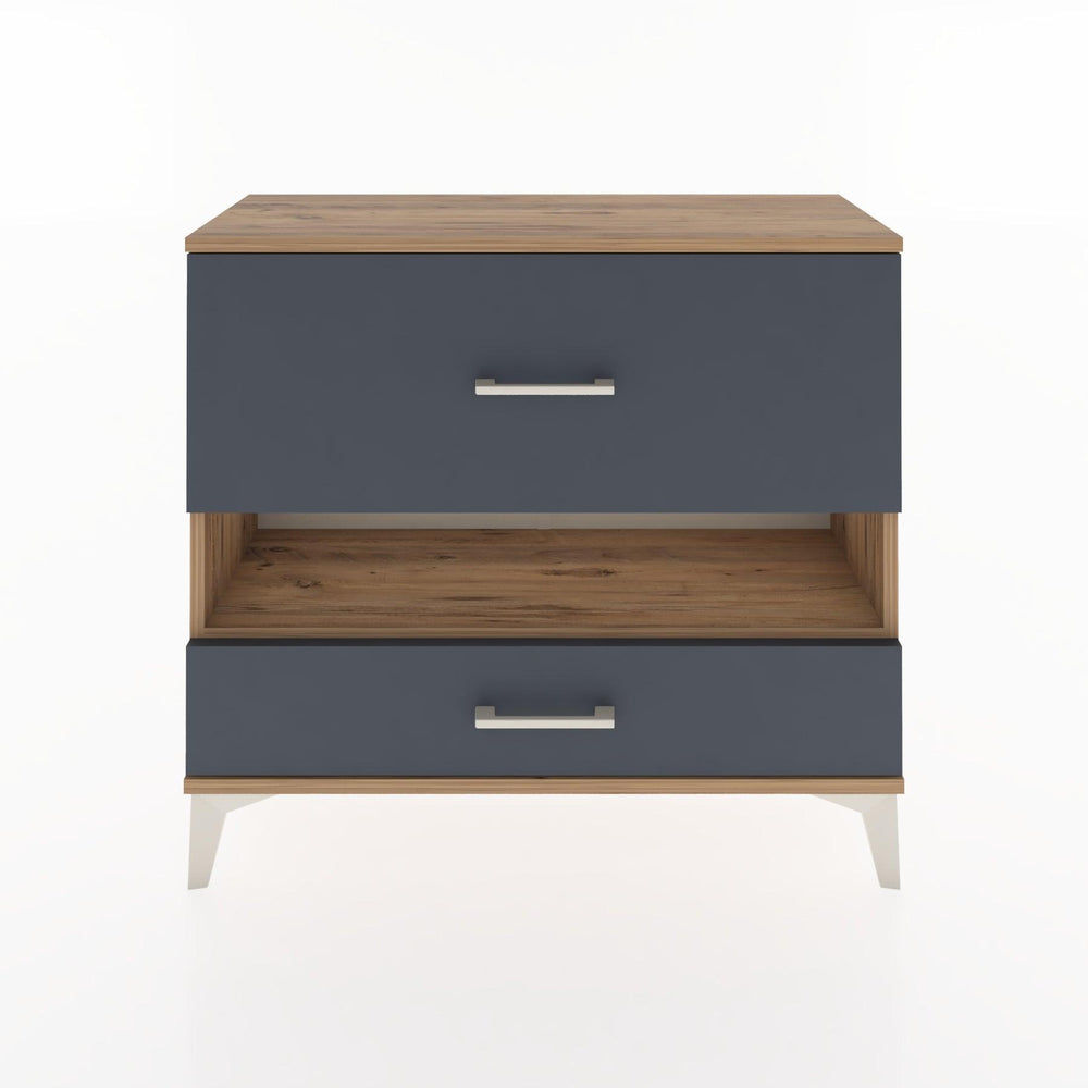 Woodntry Modüler Şifonyer İki Çekmeceli V10 88x30x68 cm Çam - Woodntry