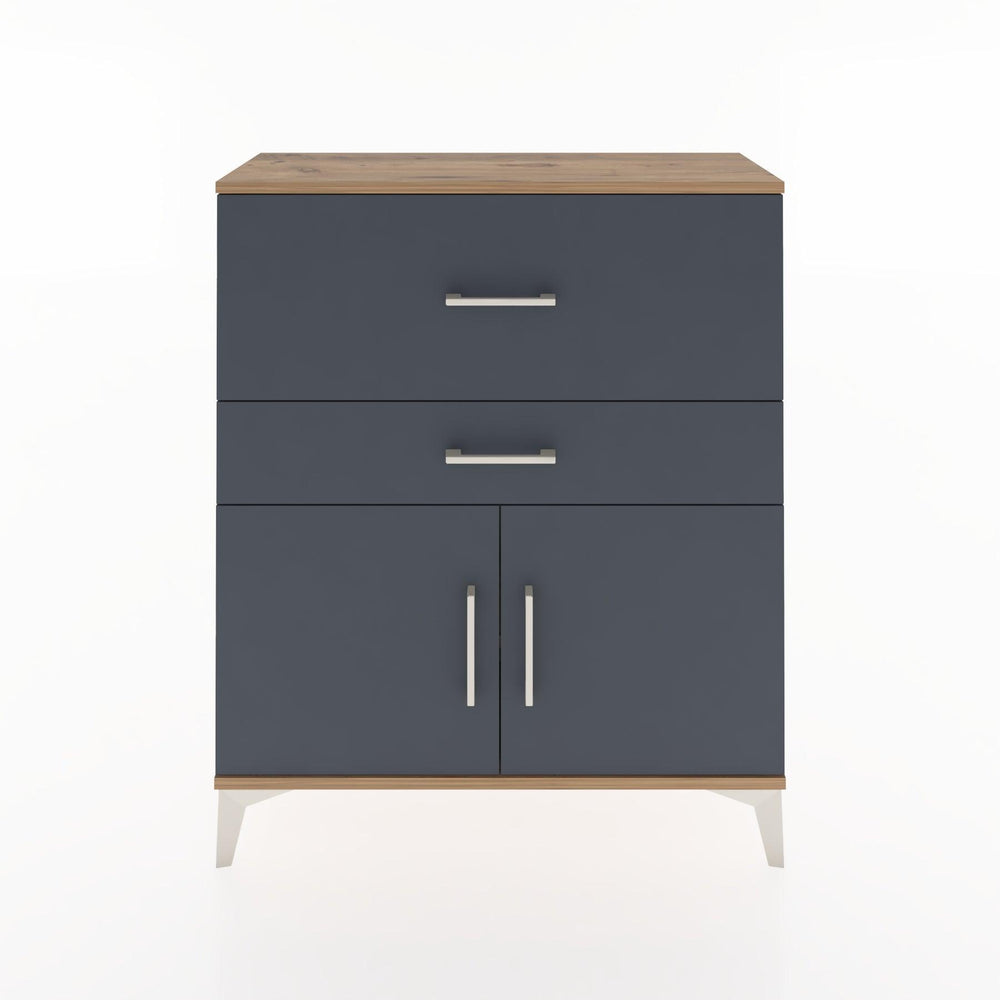 Woodntry Modüler Şifonyer Çam 88x30x94 cm Kapaklı ve Çekmeceli KC12-3