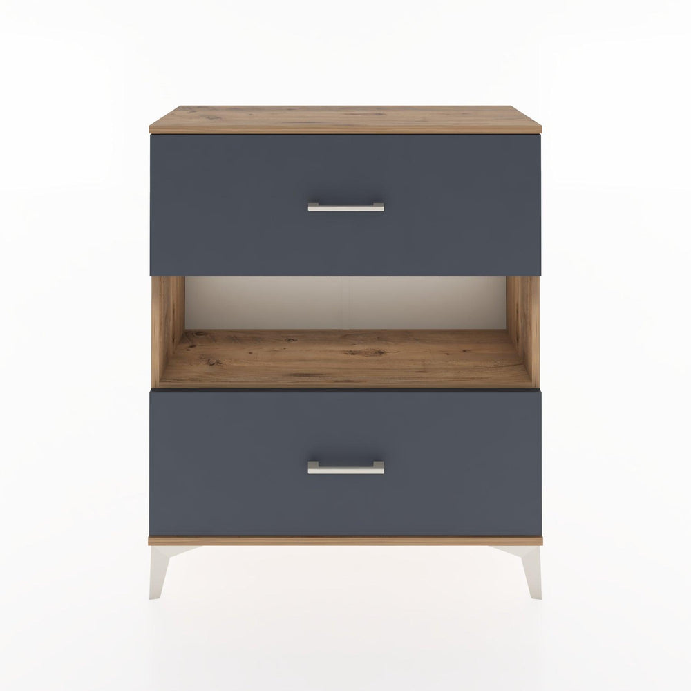 Woodntry Modüler Şifonyer Çam 88x30x94 cm Çekmeceli ve Raflı CR17-3