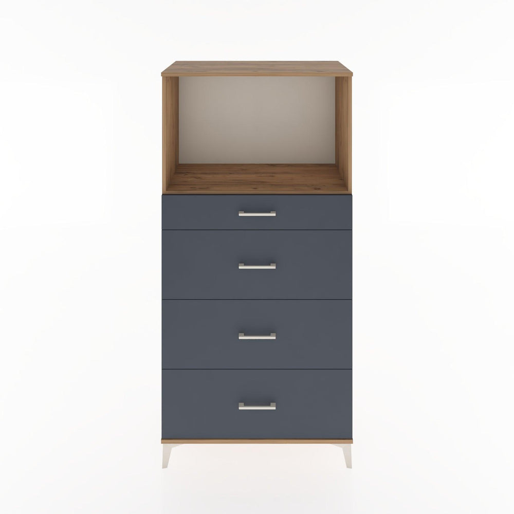 Woodntry Modular Cabinet Pine 88x44x170 cm with Drawers and Shelves CR51-3