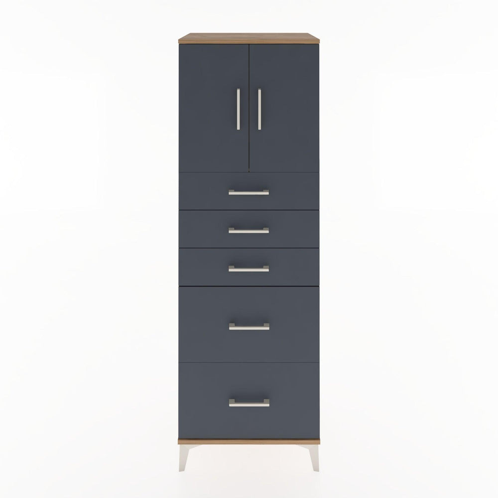 Woodntry Modular Cabinet Pine 60x44x170 cm with Doors and Drawers KC18-3
