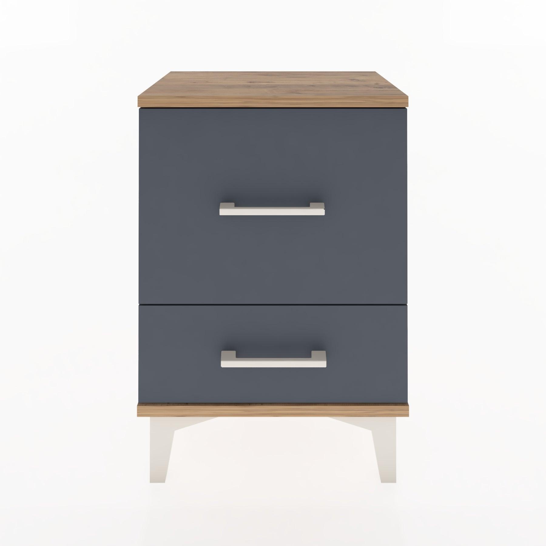 Woodntry Modüler Komodin Büyük ve Küçük Çekmece 44x30x52 cm Çam - Woodntry