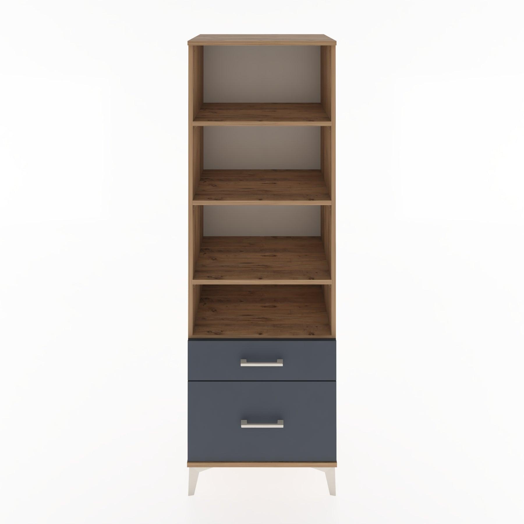 Woodntry Modular Cabinet Pine 60x44x170 cm with Drawers and Shelves CR43-3