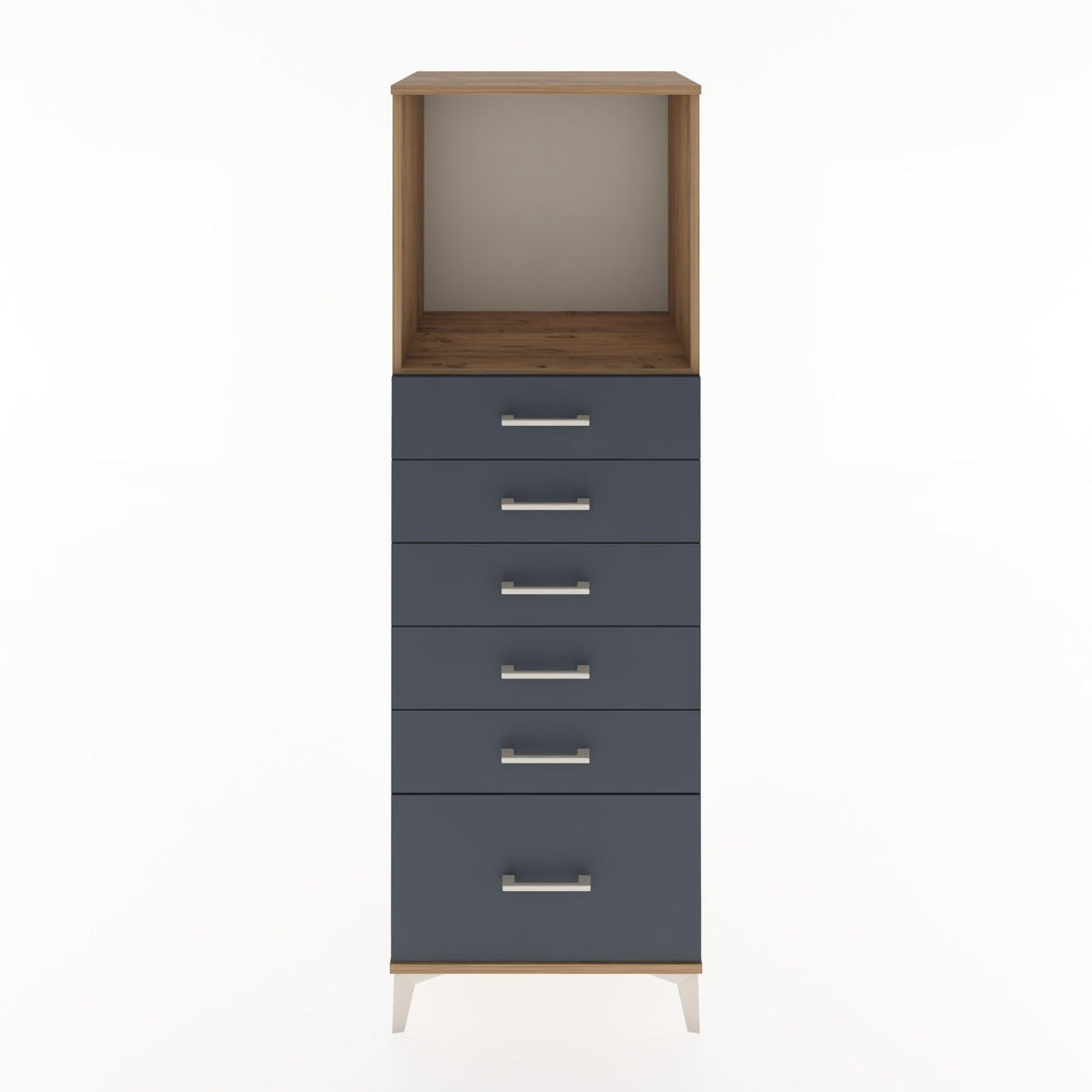 Woodntry Modular Cabinet Pine 60x44x170 cm with Drawers and Shelves CR39-3