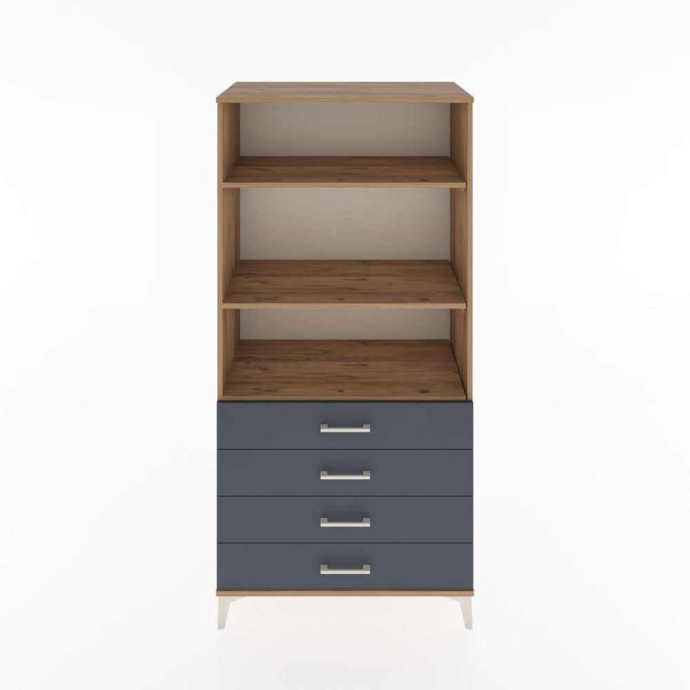 Woodntry Modular Cabinet Pine 88x44x170 cm with Drawers and Shelves CR36-3
