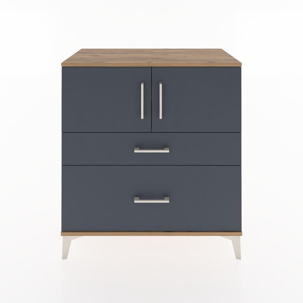 Woodntry Modüler Şifonyer Çam 88x44x84 cm Kapaklı ve Çekmeceli KC109-3