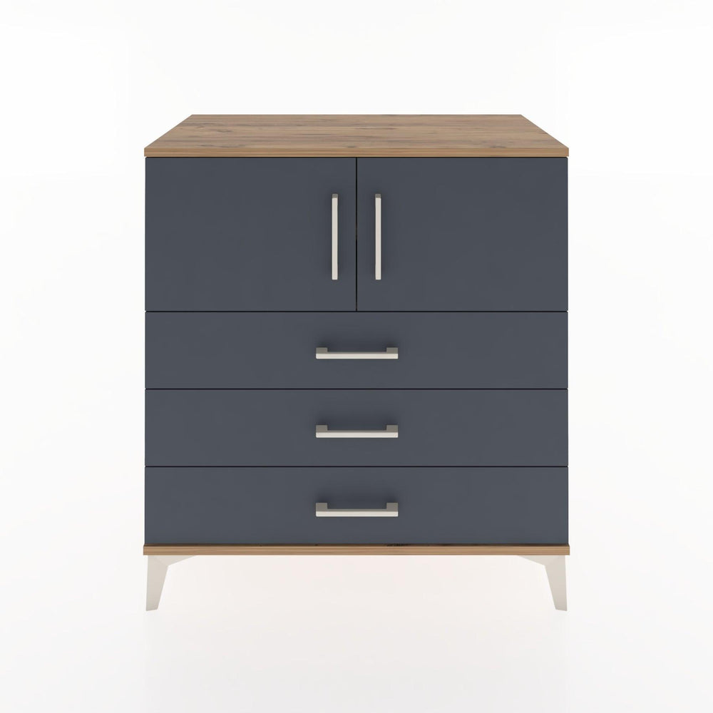 Woodntry Modüler Şifonyer Çam 88x44x84 cm Kapaklı ve Çekmeceli KC97-3