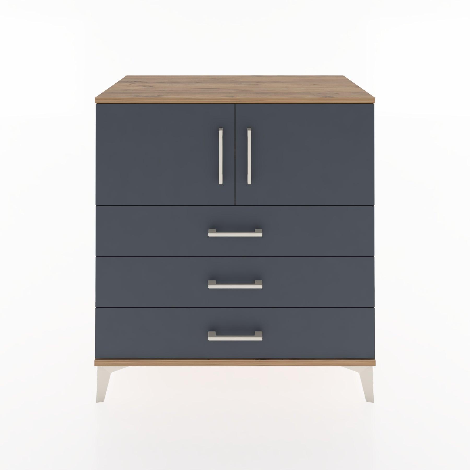 Woodntry Modular Dresser Pine 88x44x84 cm with Cover and Drawer KC97-3