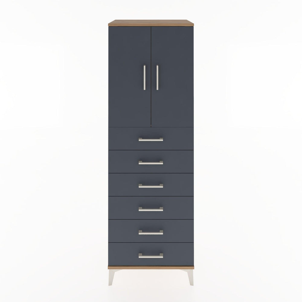 Woodntry Modular Cabinet Pine 60x44x170 cm with Doors and Drawers KC3-3