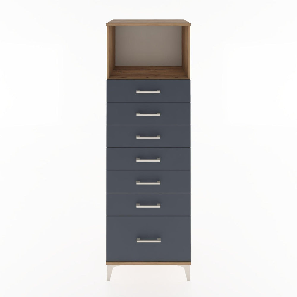 Woodntry Modüler Dolap Çam 60x44x170 cm Çekmeceli ve Raflı CR38-3