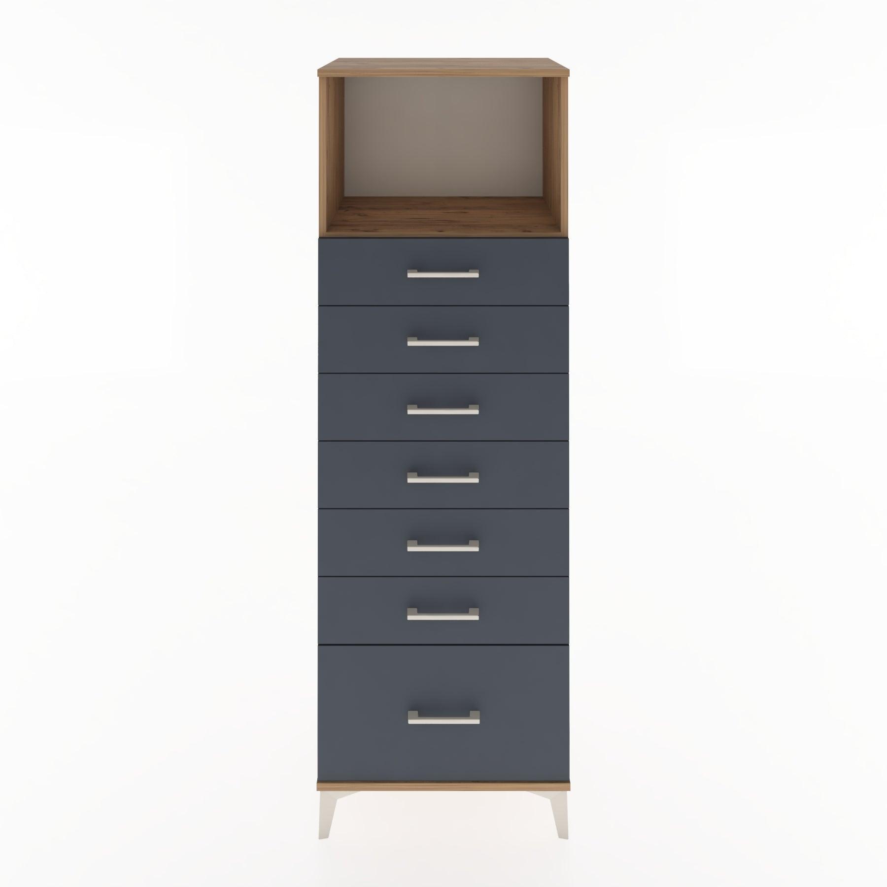 Woodntry Modular Cabinet Pine 60x44x170 cm with Drawers and Shelves CR38-3