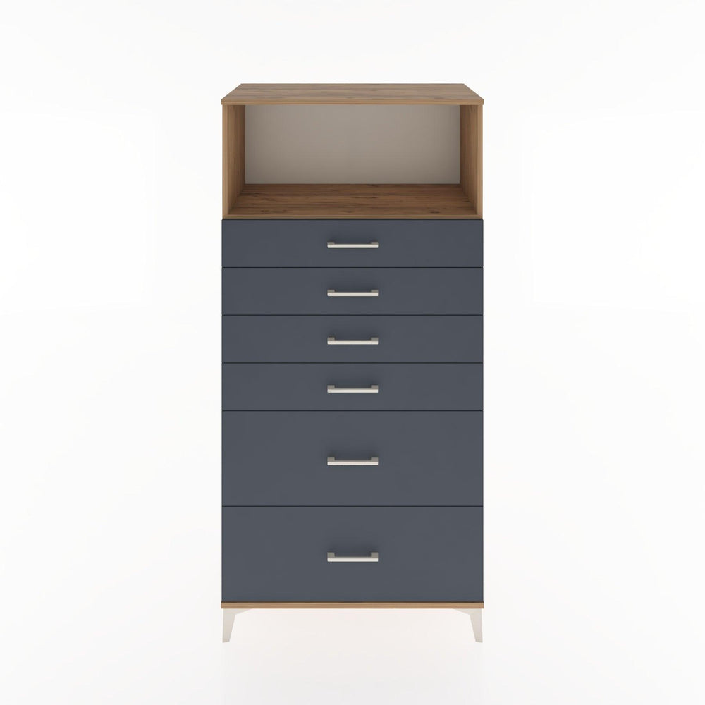 Woodntry Modular Cabinet Pine 88x44x170 cm with Drawers and Shelves CR45-3