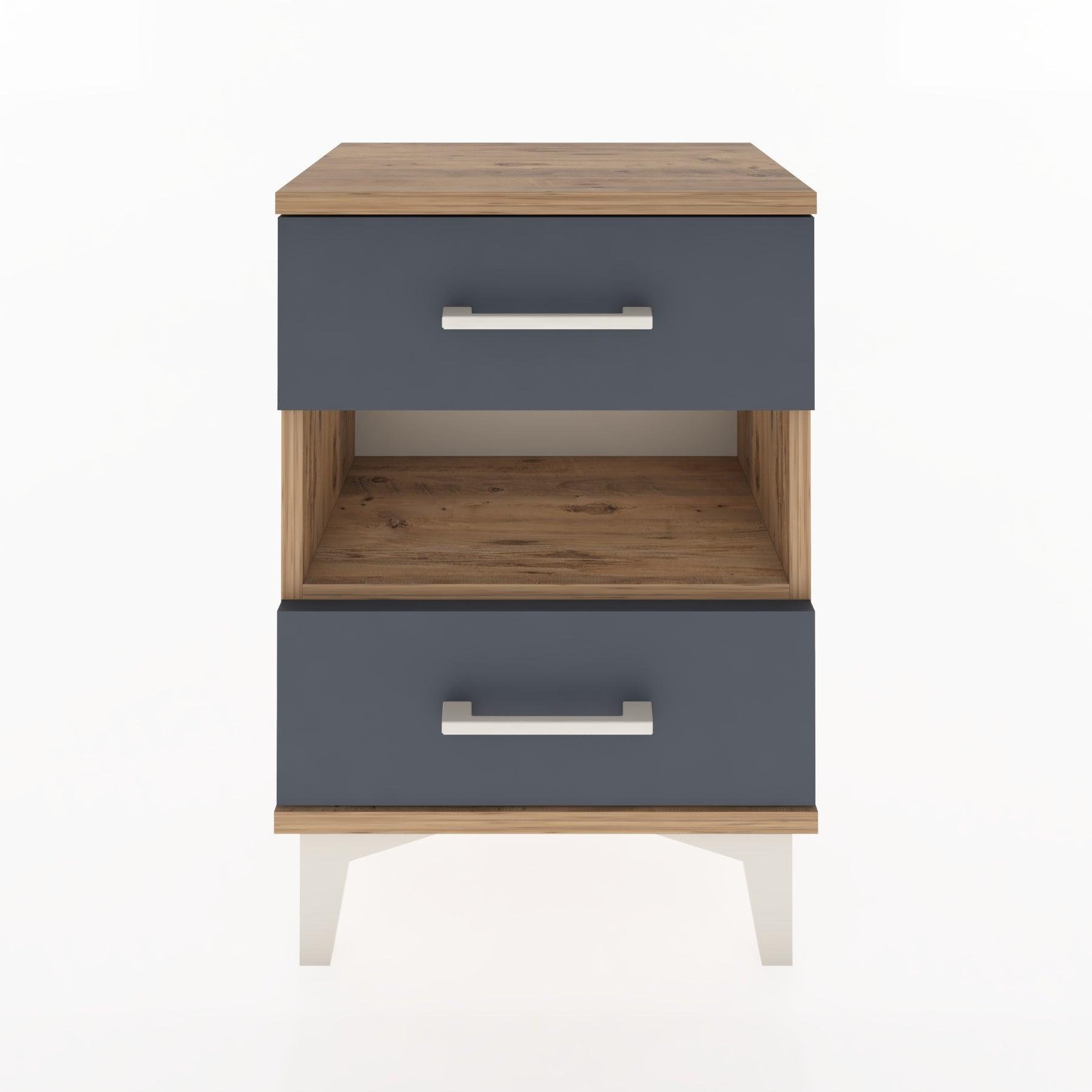 Woodntry Modüler Komodin Çekmece ve Raf 44x30x52 cm Çam - Woodntry