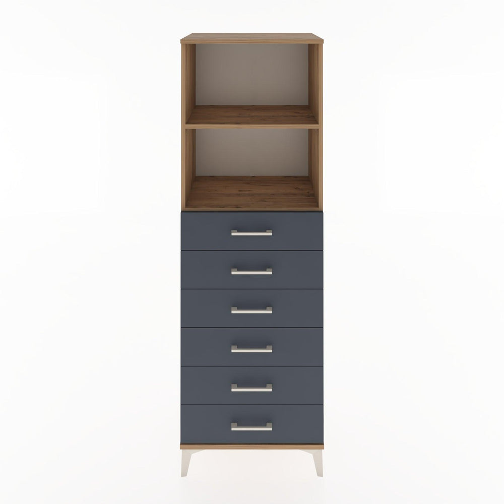Woodntry Modular Cabinet Pine 60x44x170 cm with Drawers and Shelves CR34-3