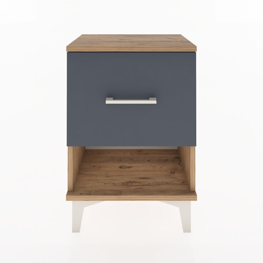 Woodntry Modüler Komodin Tek Çekmece ve Raflı 44x30x52 cm Çam - Woodntry