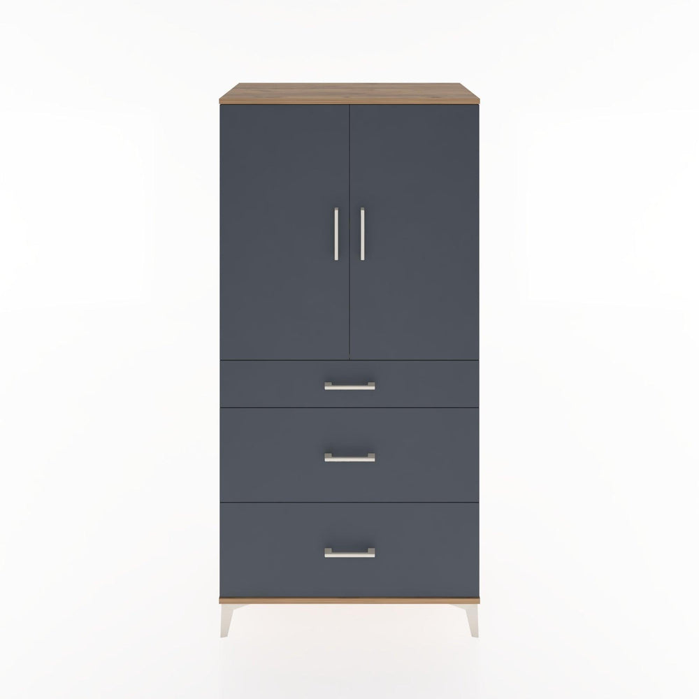 Woodntry Modular Cabinet Pine 88x44x170 cm with Doors and Drawers KC20-3