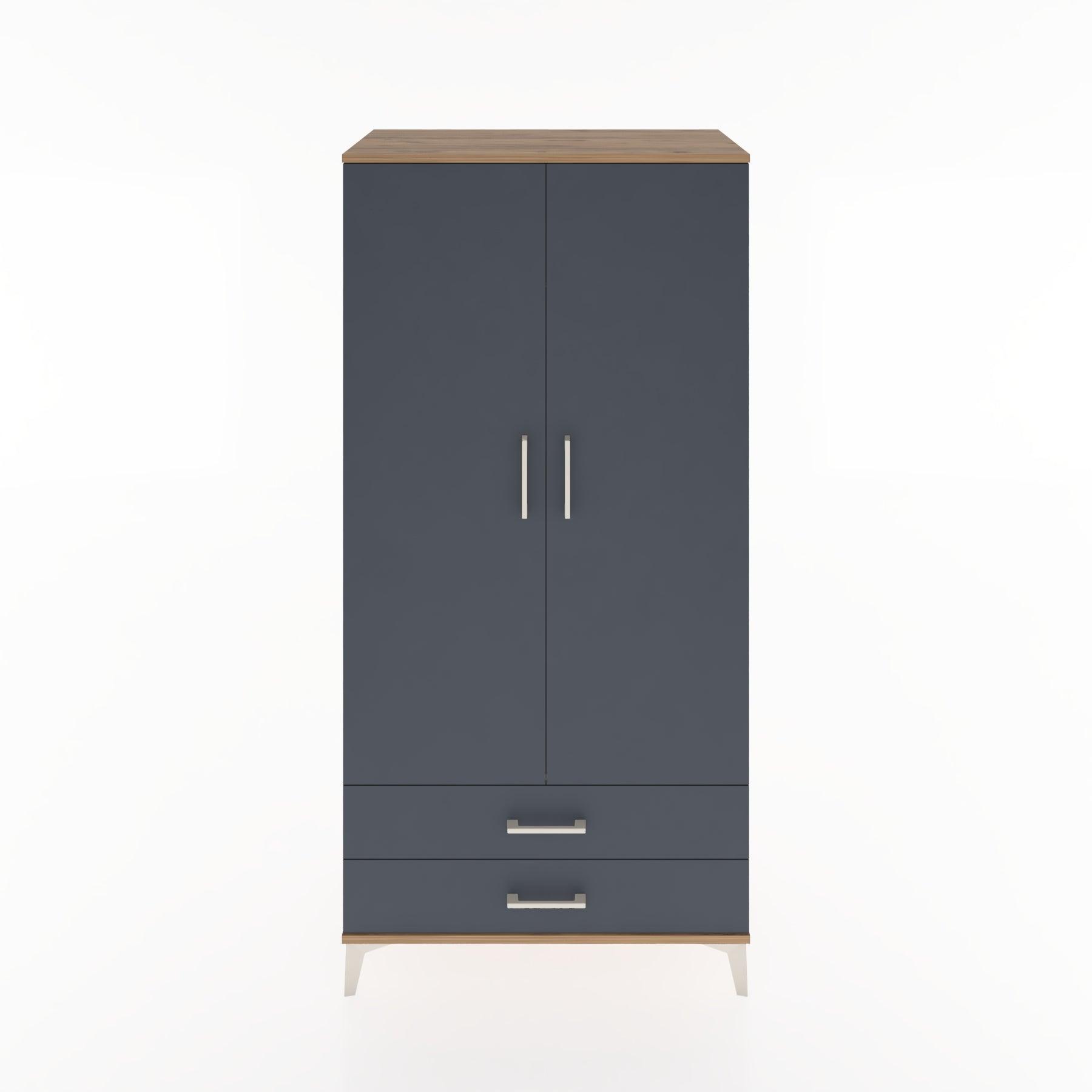 Woodntry Modular Cabinet Pine 88x44x170 cm with Doors and Drawers KC29-3