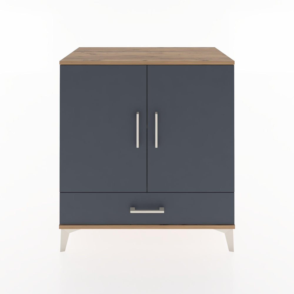 Woodntry Modüler Şifonyer Çam 88x44x84 cm Kapaklı ve Çekmeceli KC72-3